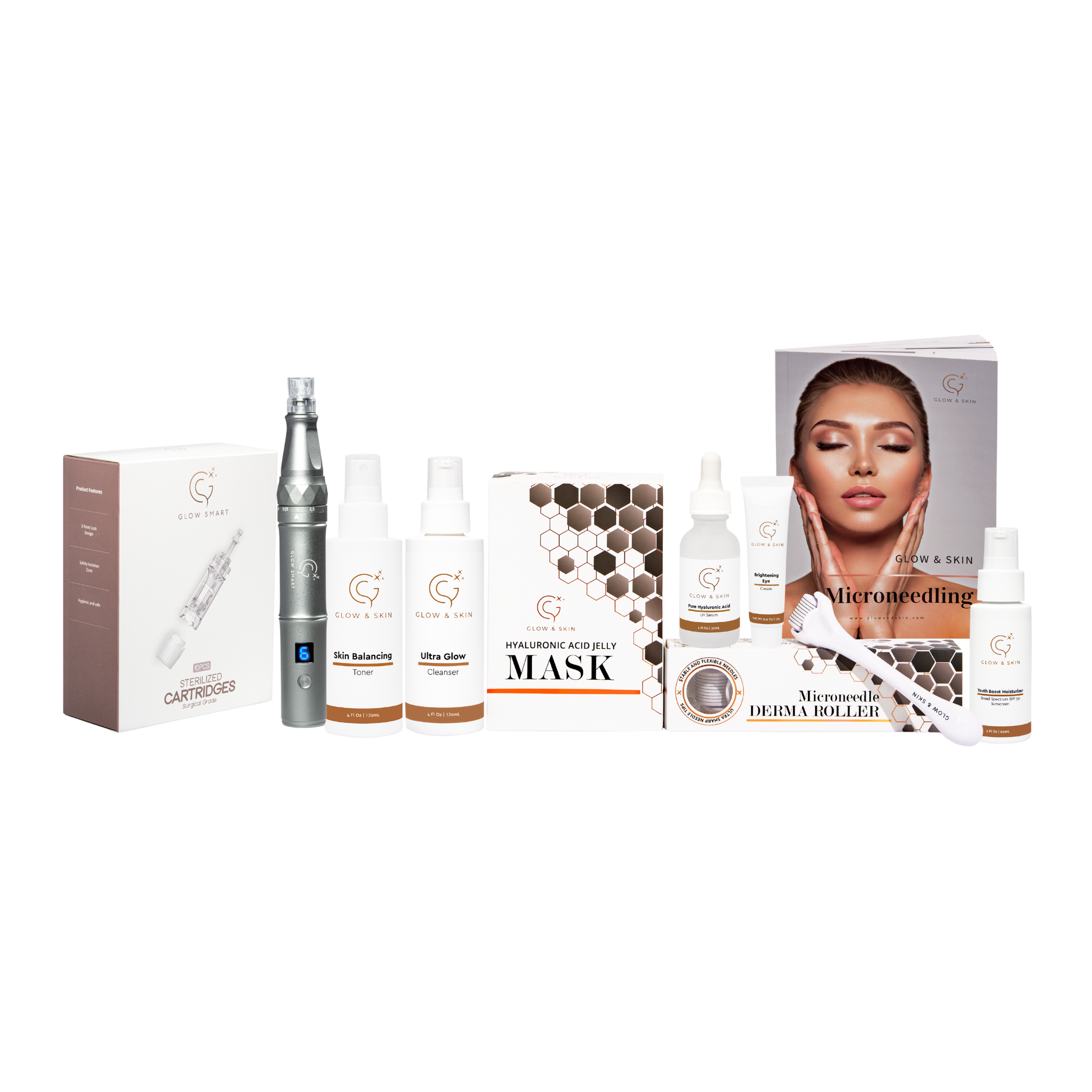 Glow & Skin Microneedling Starter Kit – Discover the best professional microneedling tool for skincare enthusiasts and professionals.