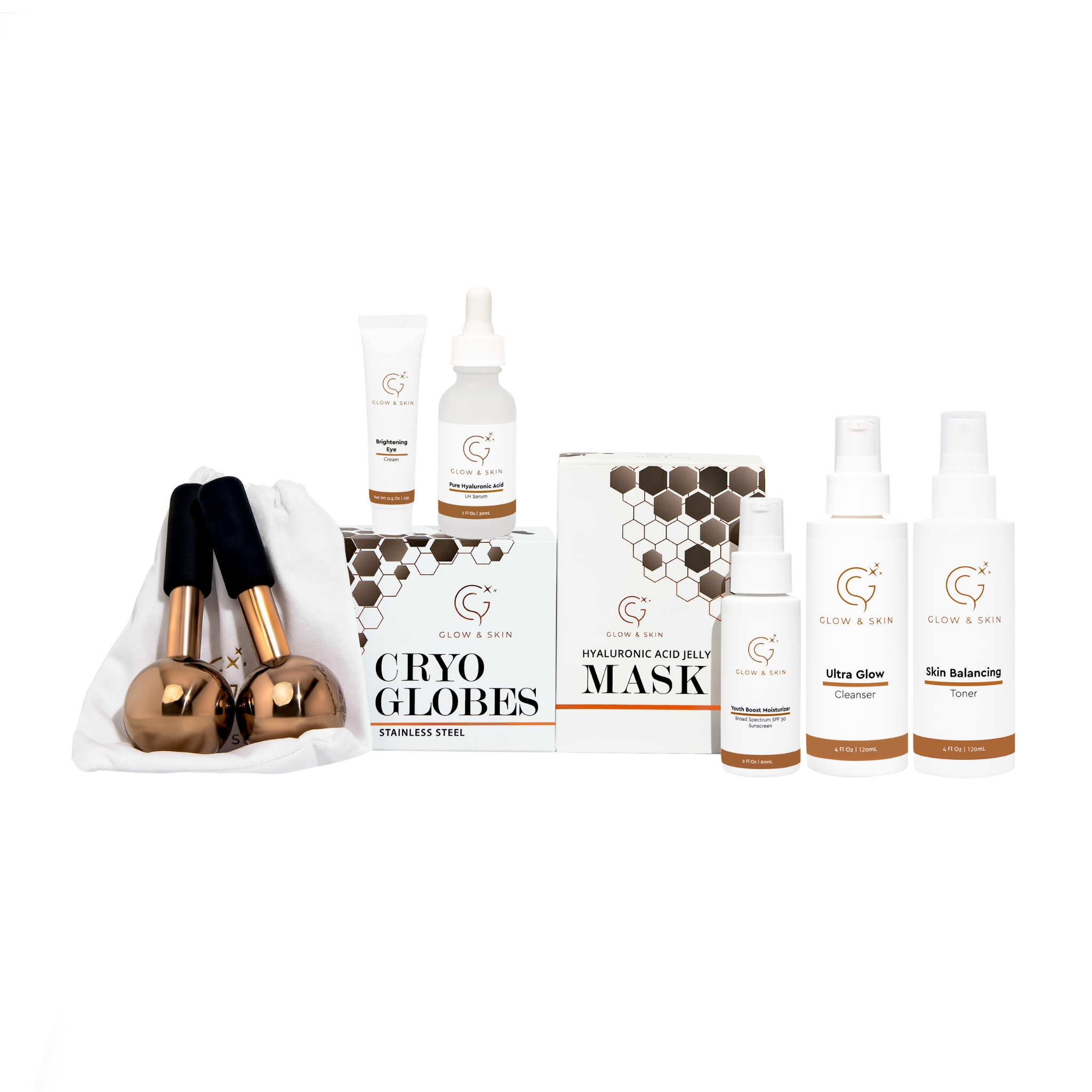 Cryo globe starter kit | high quality products for cryo globe massage therapy | facial treatment | glow and skin